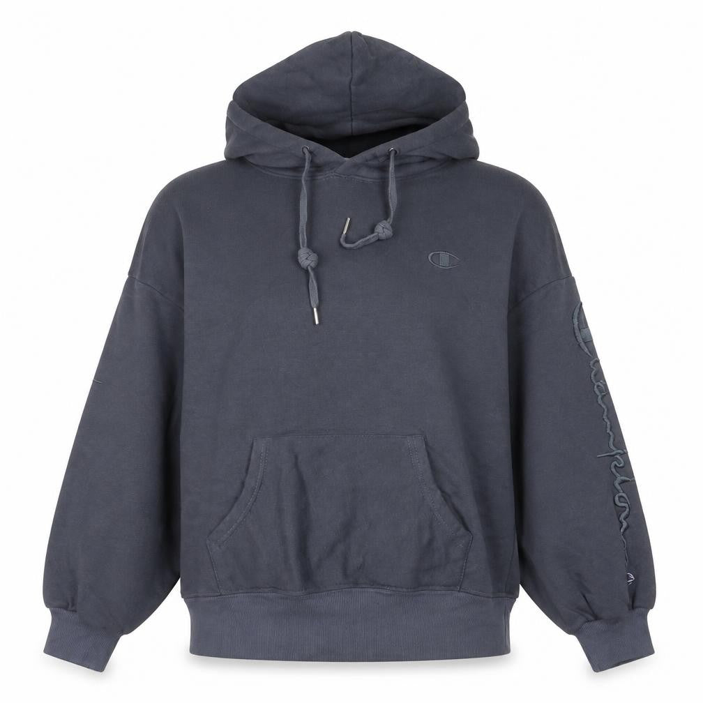 Womens UK Size 8 Champion Grey Pullover Hoodie