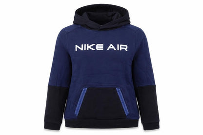 Nike Air Women’s Blue Black Hoodie Size 6 UK Cotton Blend