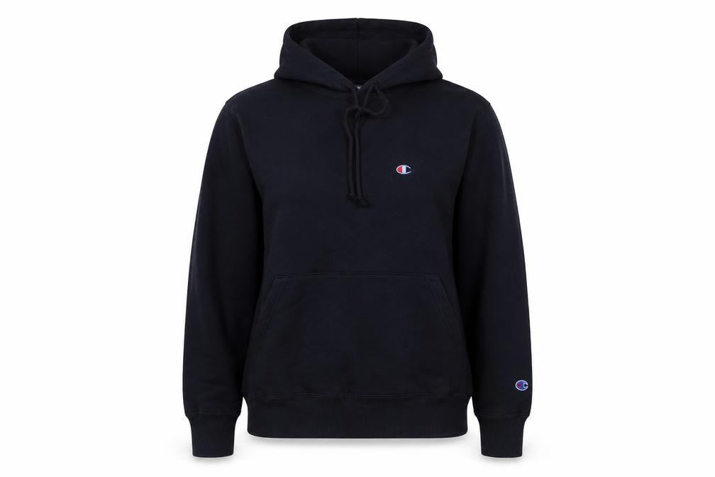 Womens UK Size 10 Champion Black Pullover Hoodie