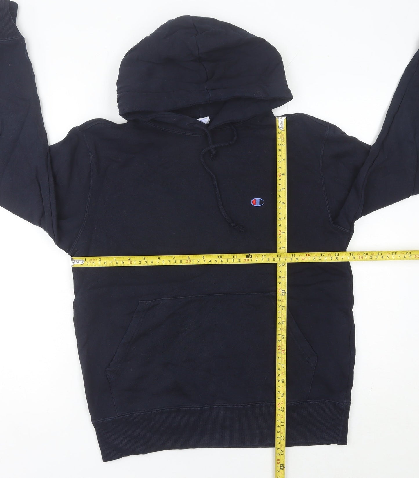 Champion Women's Black Hoodie Size 10 Pullover Long Sleeve Logo