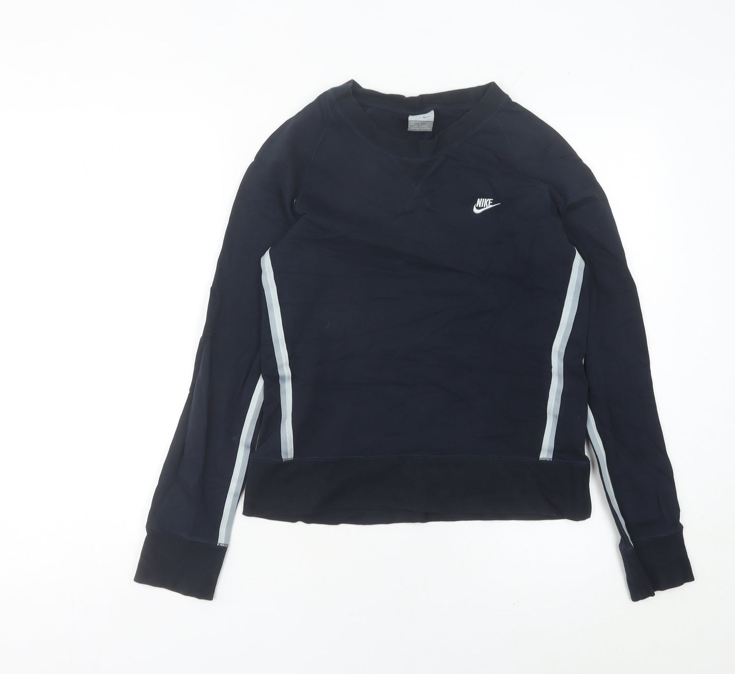 Womens UK Size 6 Nike Blue Jersey T-Shirt