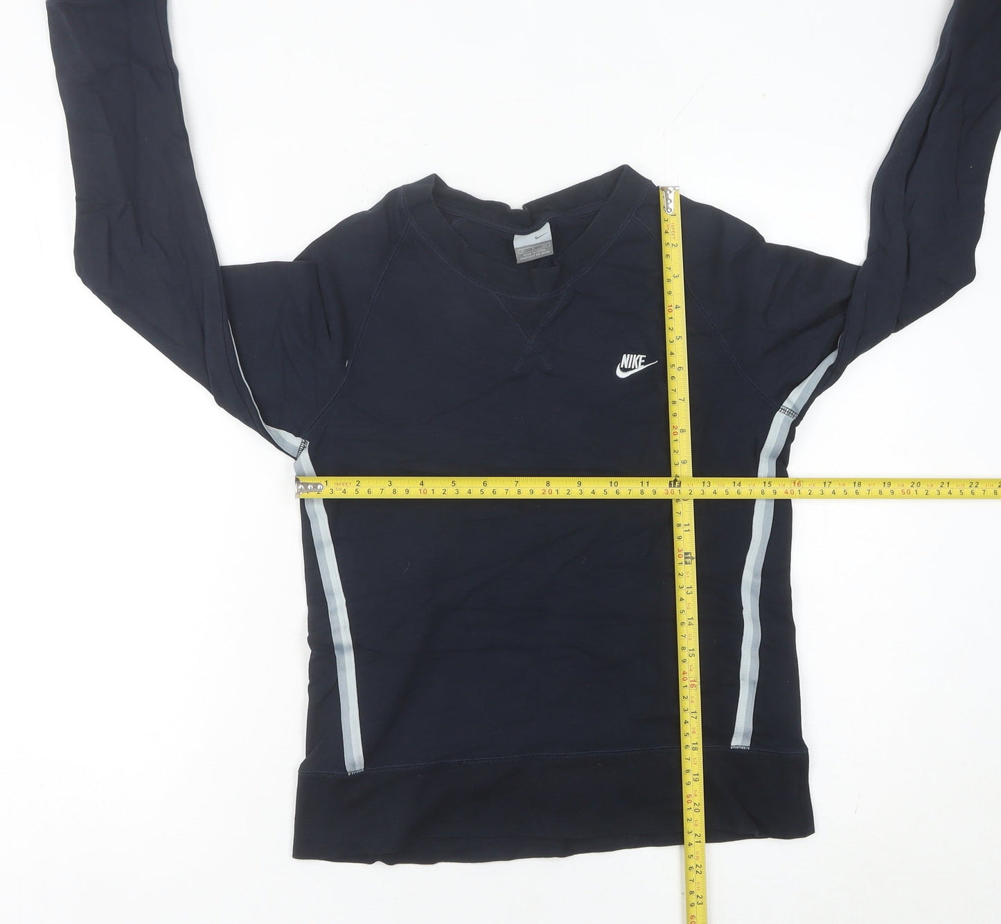 Womens UK Size 6 Nike Blue Jersey T-Shirt