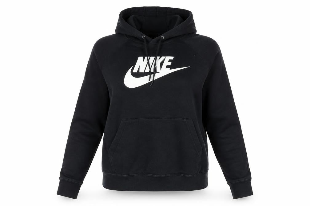 Womens UK Size 8 Nike Black Pullover Hoodie