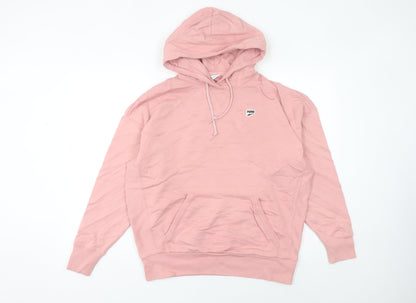Puma Womens Pink Pullover Hoodie Size 10 Regular Fit Cotton