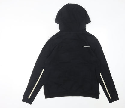 Fila Women’s Black Hoodie Size 12 Pullover Long Sleeve Sportswear