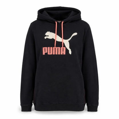 Womens UK Size 10 PUMA Black Pullover Hoodie