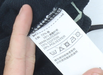 Adidas Women’s Black Sweatshirt UK 12 Pullover Graphic Logo