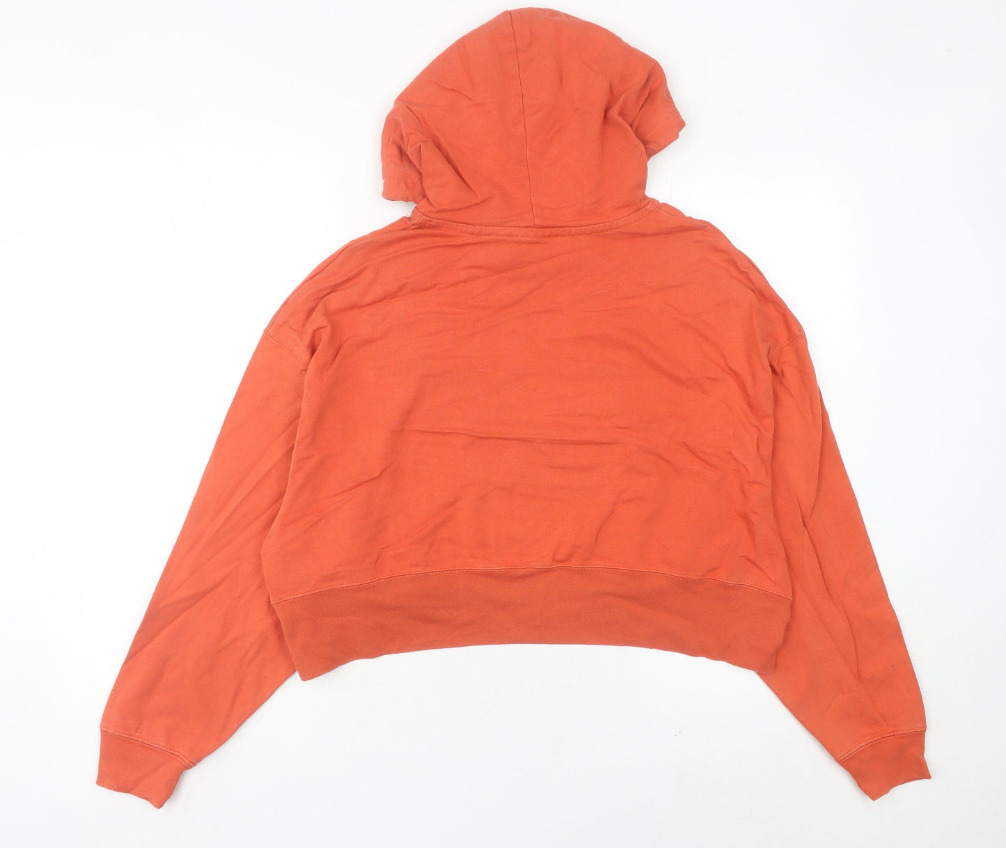 Nike Women’s Orange Pullover Hoodie Size 4 XS Cotton Sportswear