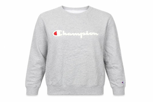 Womens UK Size 8 Champion Grey Pullover Sweatshirt
