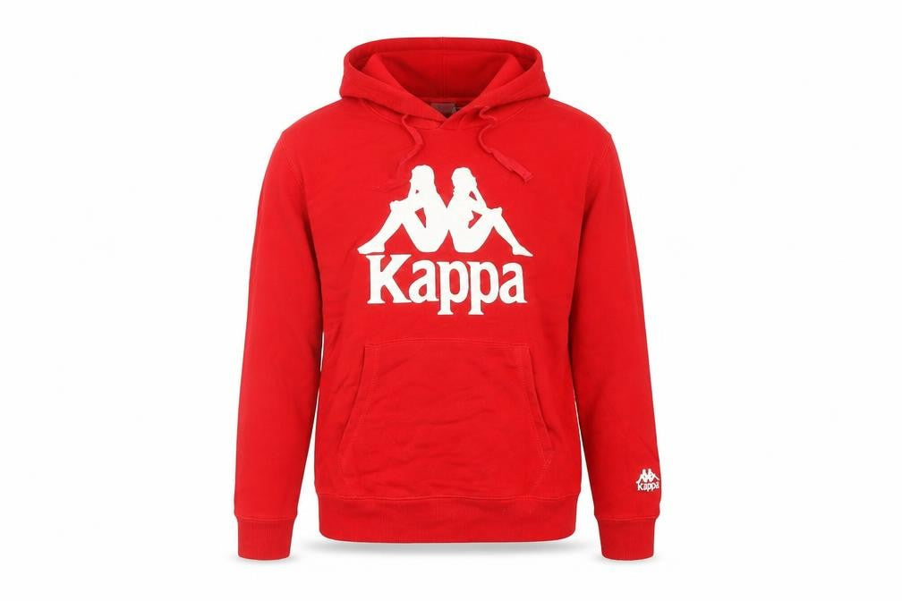 Womens UK Size 10 Kappa Red Pullover Hoodie