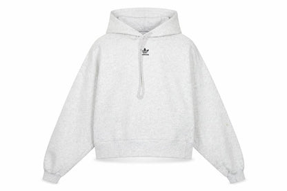 Womens UK Size 8 adidas Grey Pullover Hoodie
