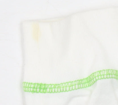 Champion Women's White Pullover Hoodie UK 10 Logo Print Long Sleeve