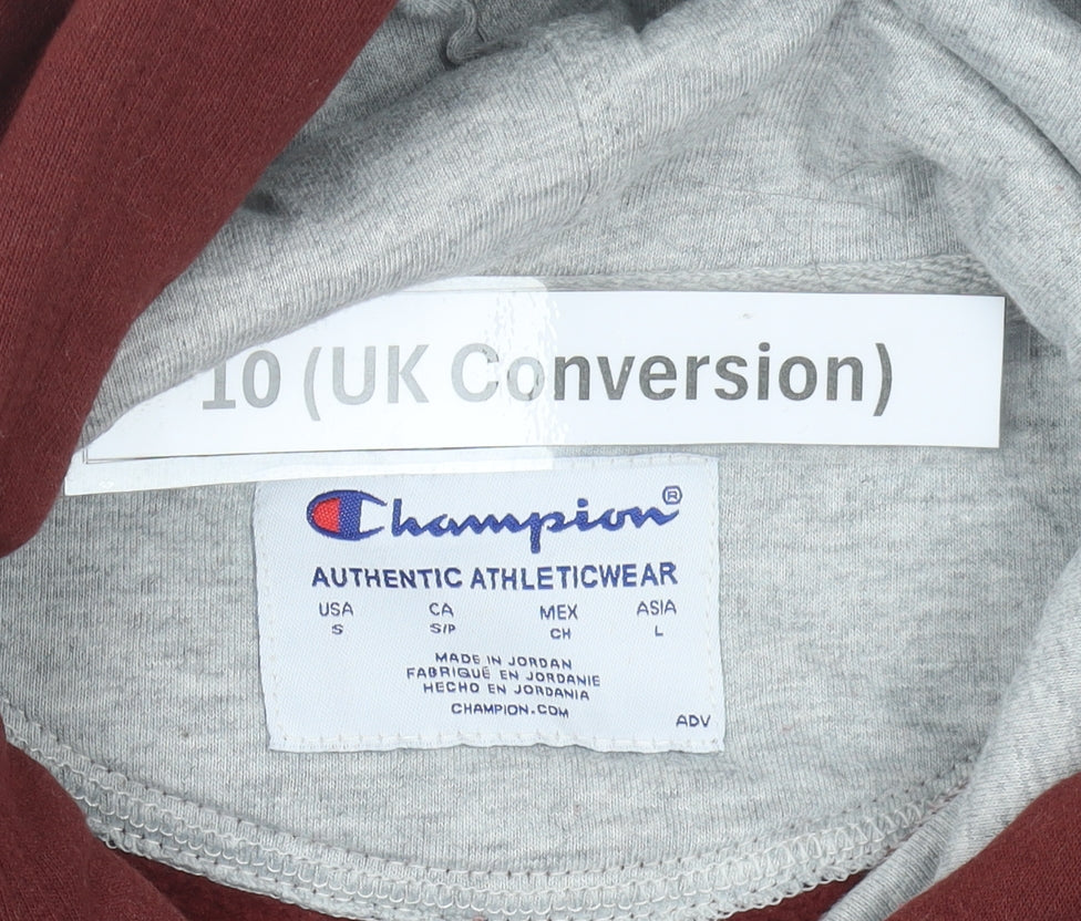 Champion Women's Red Pullover Hoodie Size 10 Regular Fit