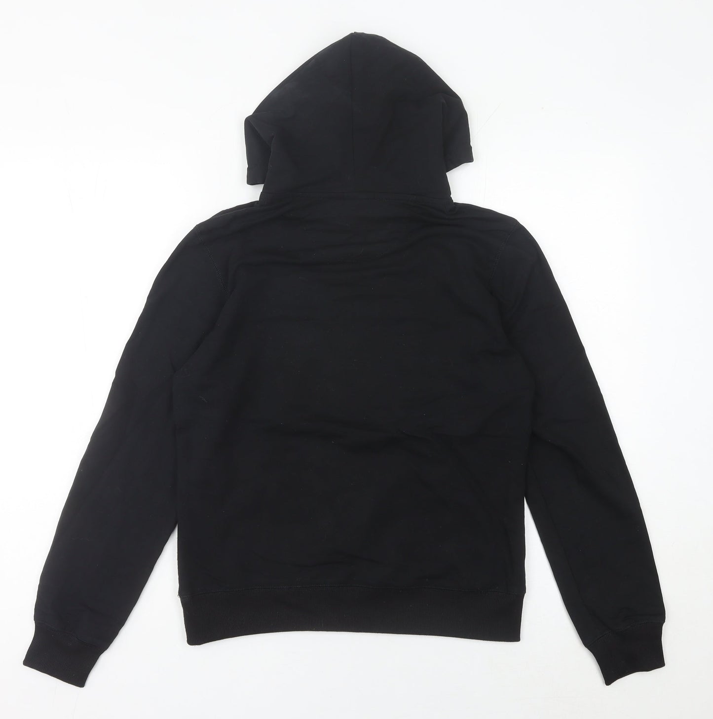 Puma Womens Black M Pullover Hoodie Sweatshirt Cotton Blend