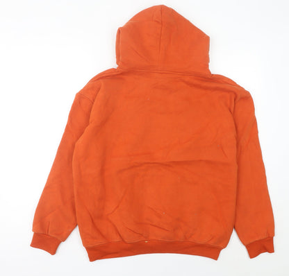 Nike Womens Orange Hoodie Size 16 Pullover Logo Sportswear