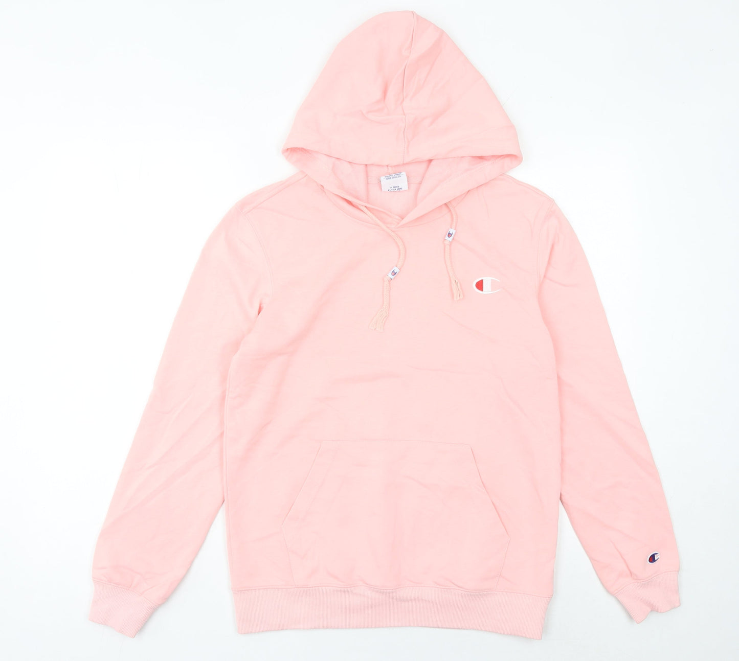 Champion Women’s Pink Hoodie Size 8 UK Cotton Pullover Casual