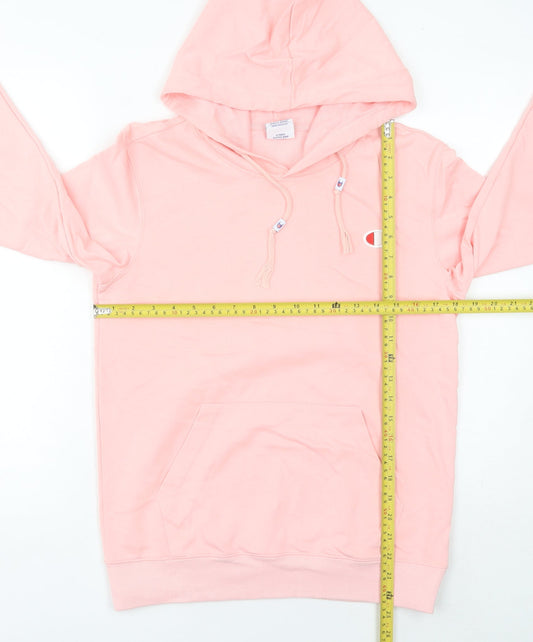 Champion Women’s Pink Hoodie Size 8 UK Cotton Pullover Casual