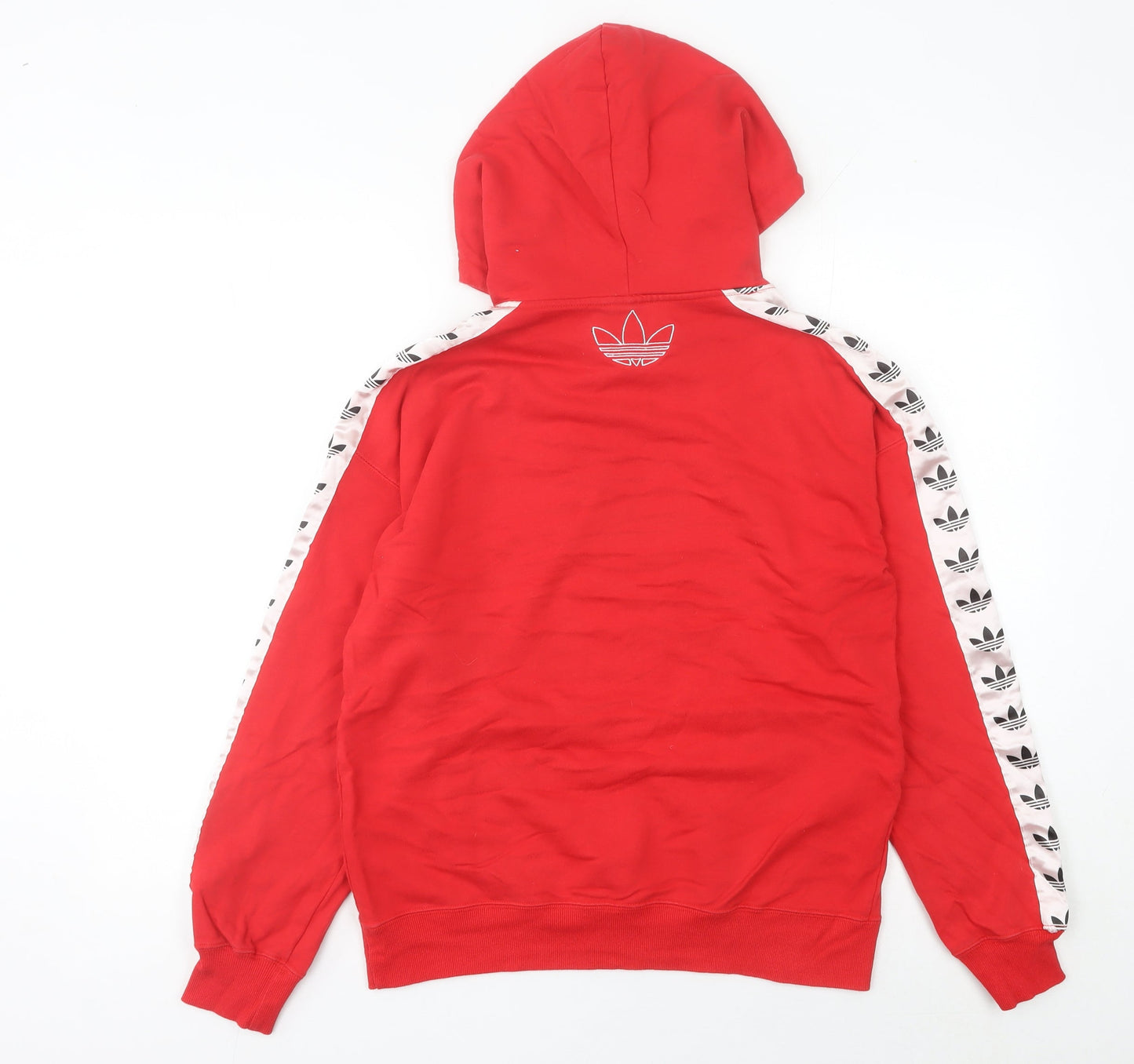 Adidas Women's Red Pullover Hoodie Size 8 Logo Sportswear