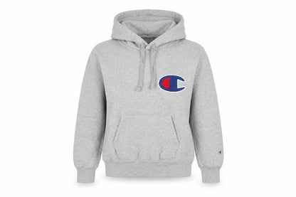 Womens UK Size 8 Champion Grey Pullover Hoodie
