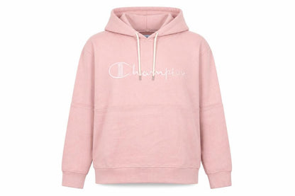Womens UK Size 10 Champion Pink Pullover Hoodie