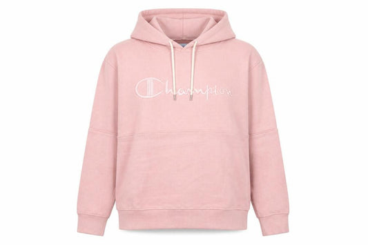 Womens UK Size 10 Champion Pink Pullover Hoodie