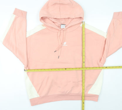 Womens UK Size 8 New Balance Pink Pullover Hoodie
