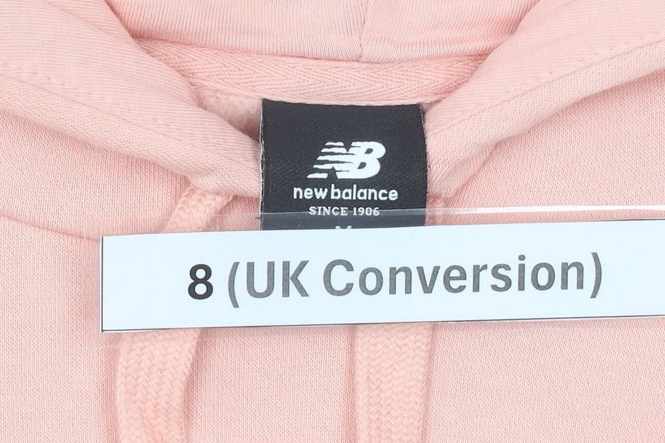 Womens UK Size 8 New Balance Pink Pullover Hoodie