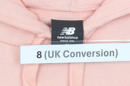 Womens UK Size 8 New Balance Pink Pullover Hoodie
