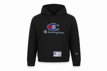 Womens UK Size 10 Champion Black Pullover Hoodie