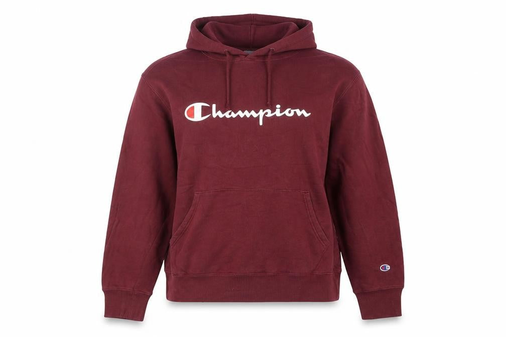 Womens UK Size 10 Champion Red Pullover Hoodie