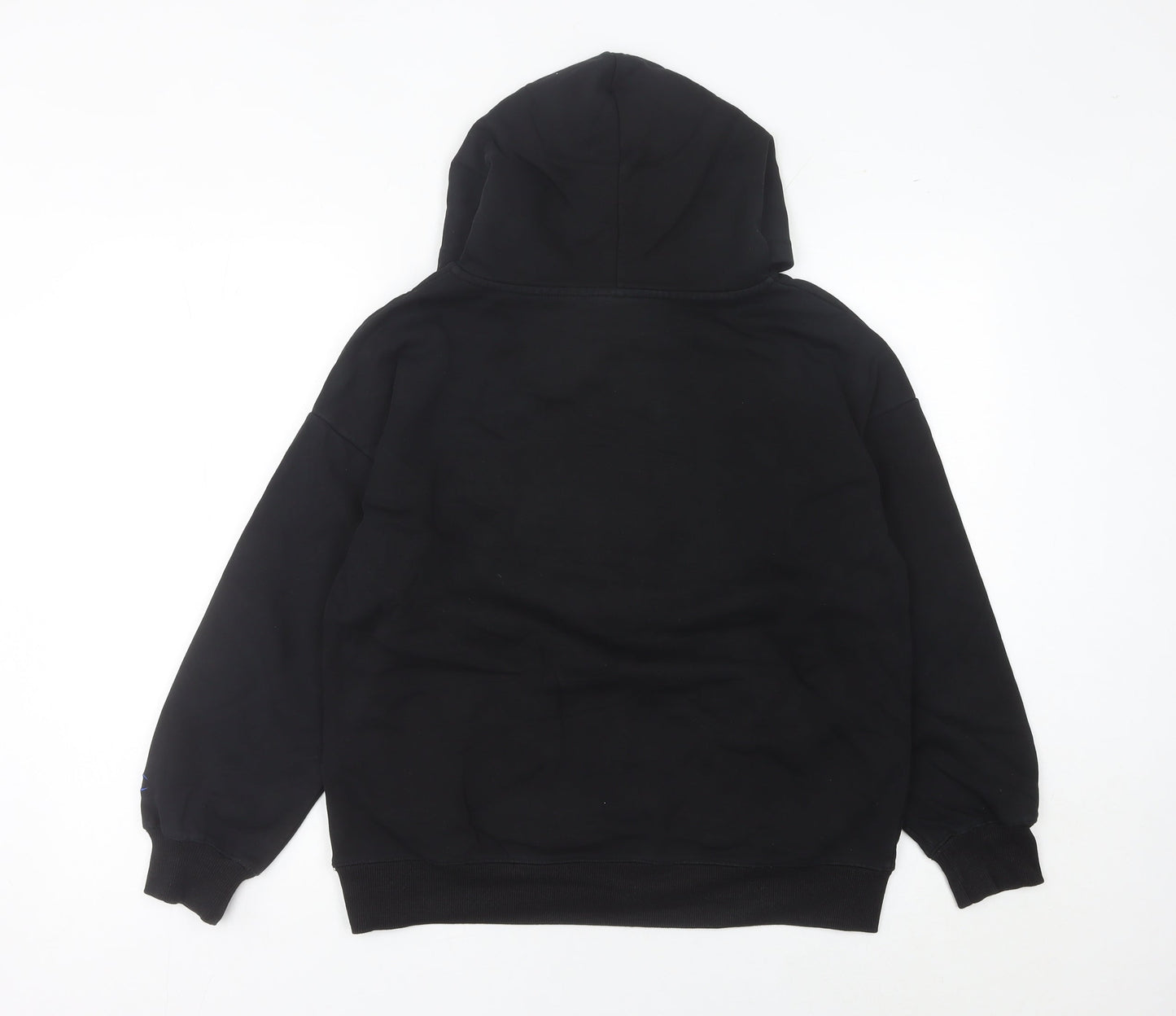 Champion Womens Black Size 10 Pullover Hoodie with Logo