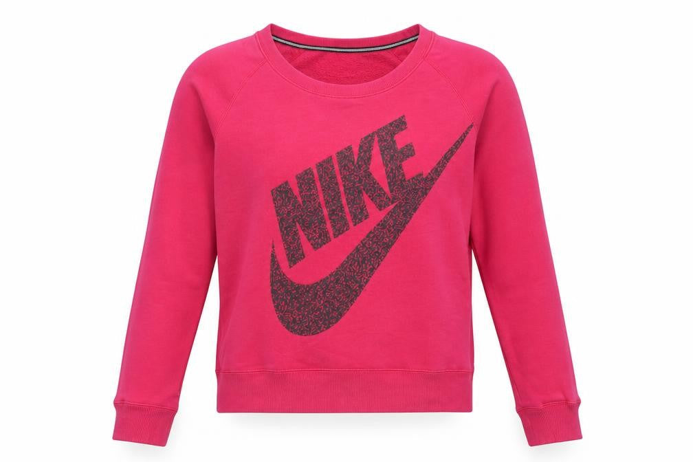 Womens UK Size 8 Nike Pink Pullover Sweatshirt