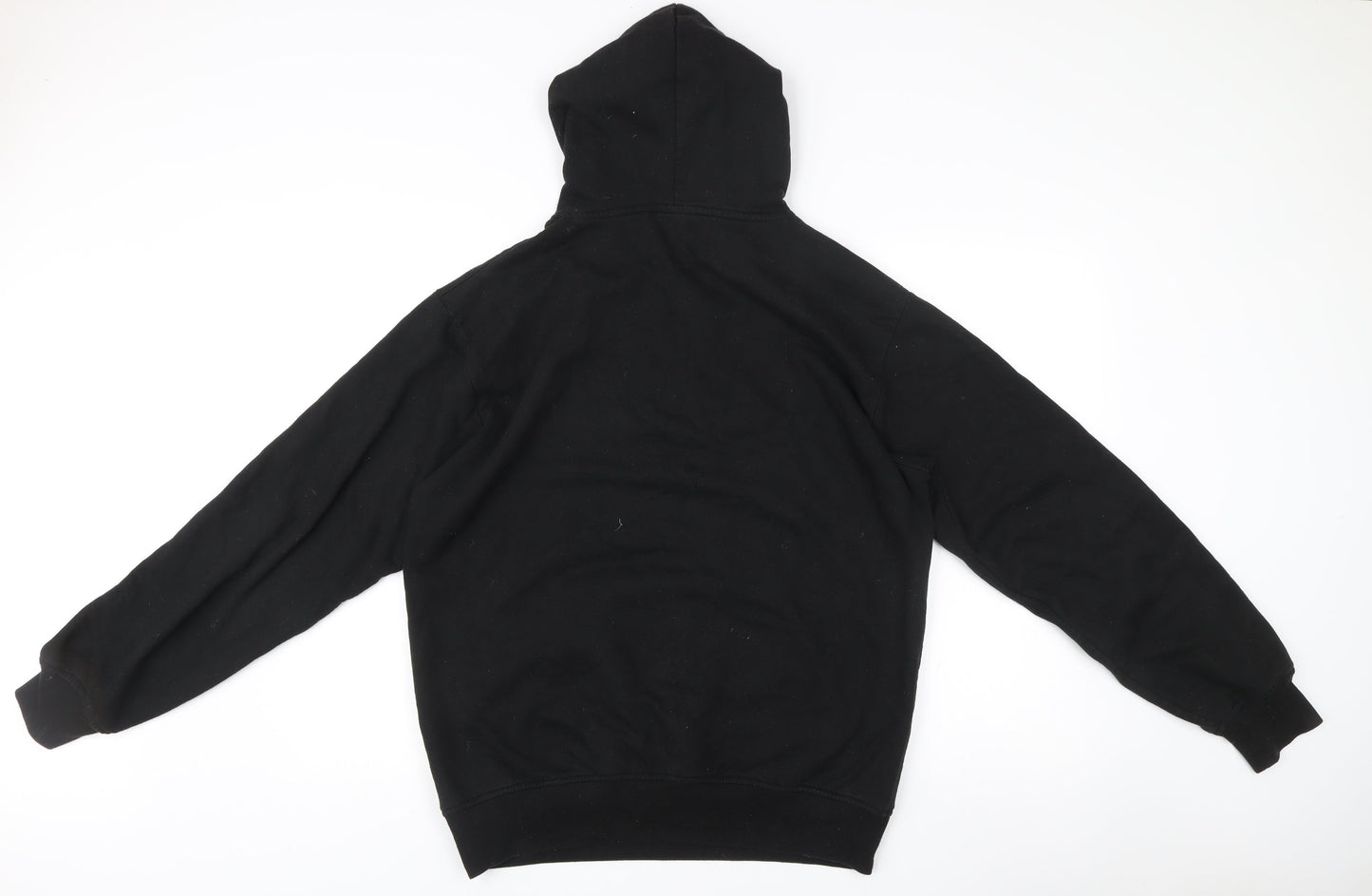 Mens UK Size L NICCE Black Pullover Hoodie