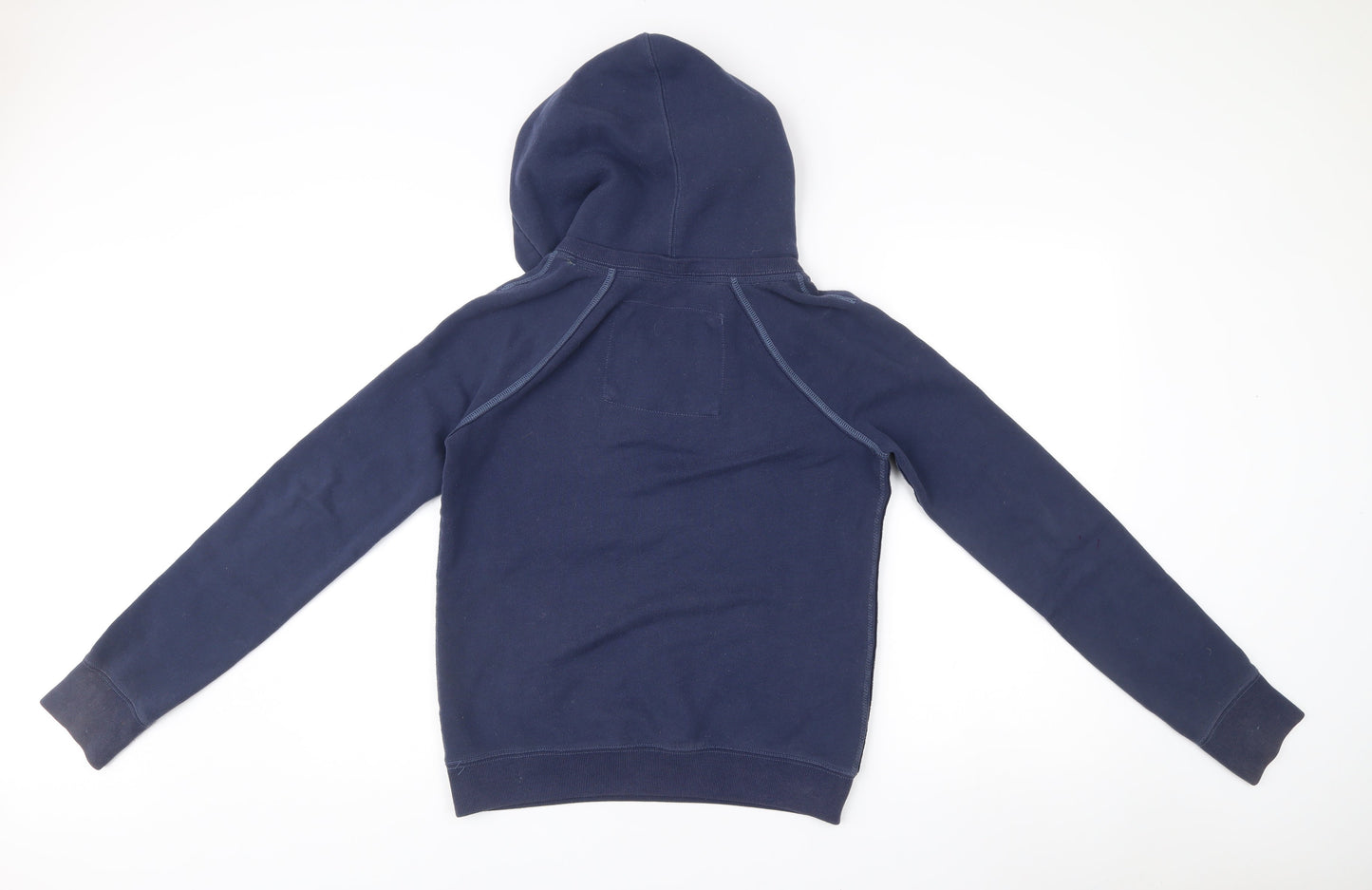 Abercrombie & Fitch Men’s Blue Pullover Hoodie Medium Logo Embroidered