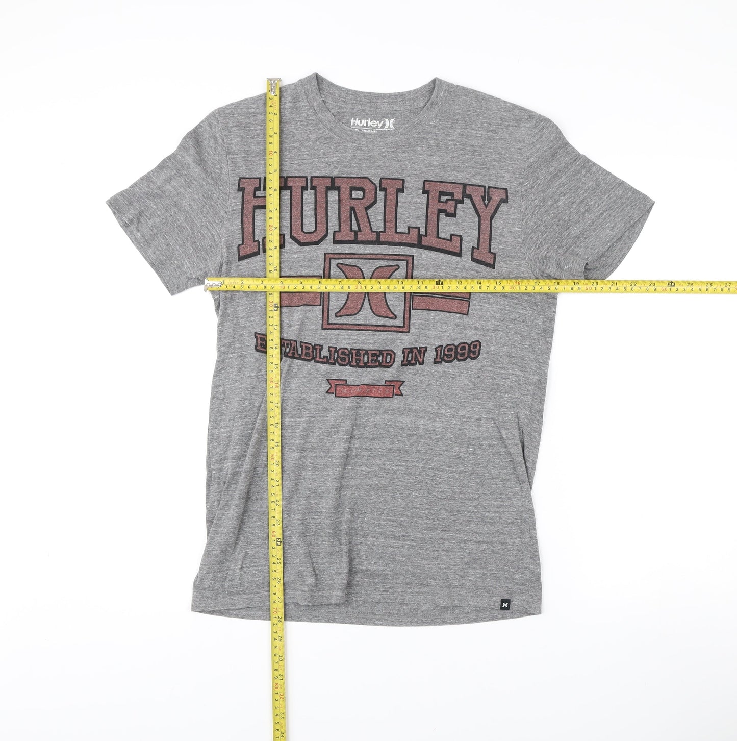 Mens UK Size M Hurley Grey  T-Shirt