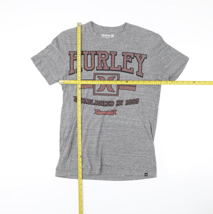 Mens UK Size M Hurley Grey  T-Shirt
