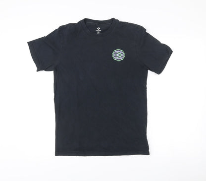 Mens UK Size XS Converse Black  T-Shirt