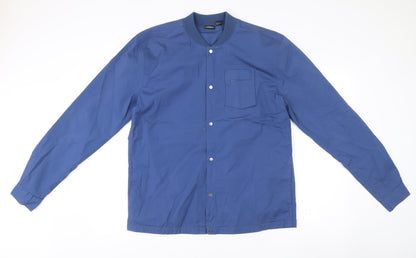 Mens UK Size 36 Livergy Blue Bomber Jacket