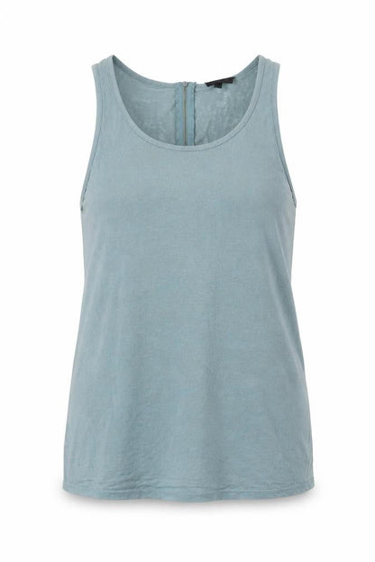 Womens UK Size 12 Topshop Blue Basic Tank
