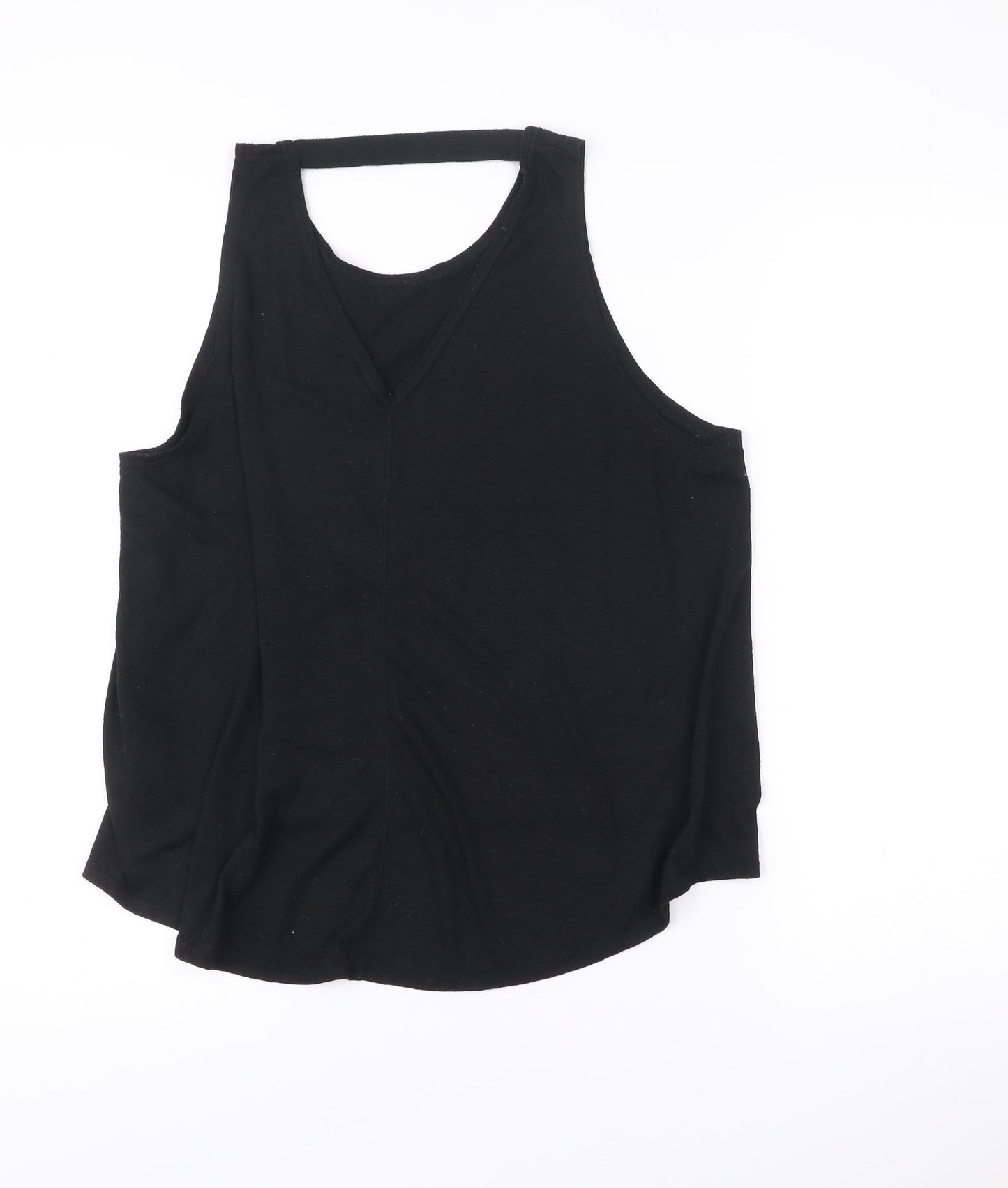 LA Gear Womens Black Size 12 Racerback Tank Top Activewear