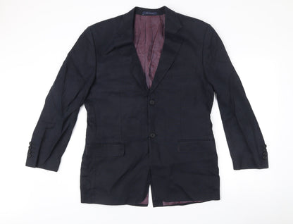 Mens UK Size 42 Ted Baker Regular Blue Suit Jacket