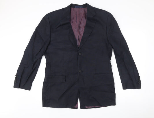 Mens UK Size 42 Ted Baker Regular Blue Suit Jacket