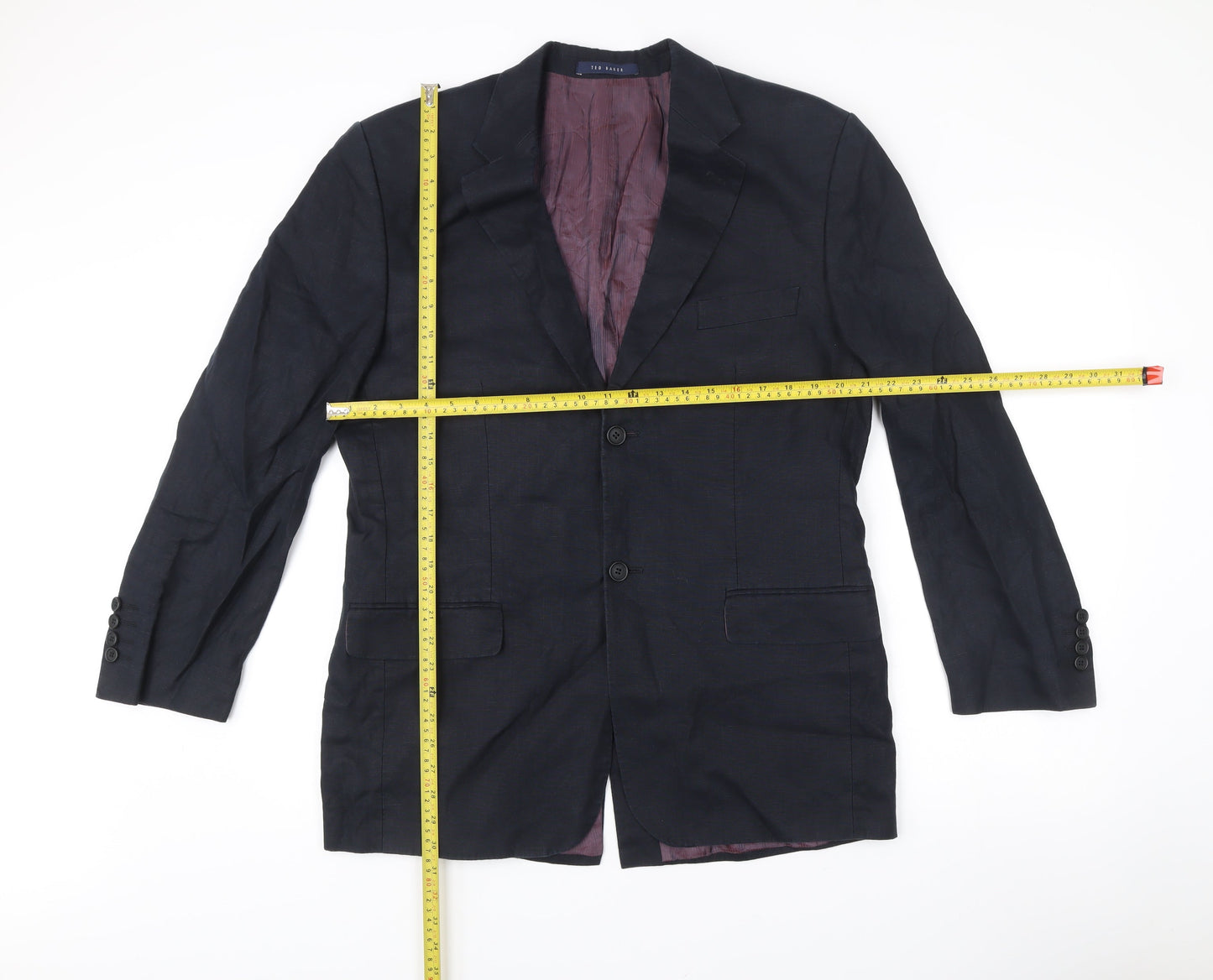 Mens UK Size 42 Ted Baker Regular Blue Suit Jacket