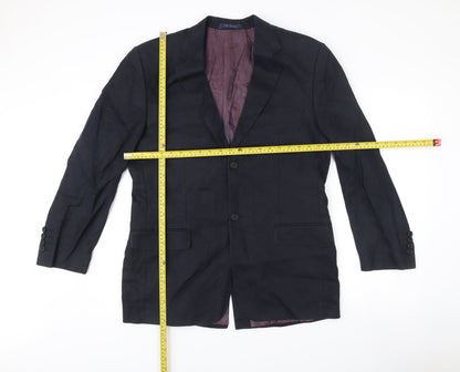 Mens UK Size 42 Ted Baker Regular Blue Suit Jacket