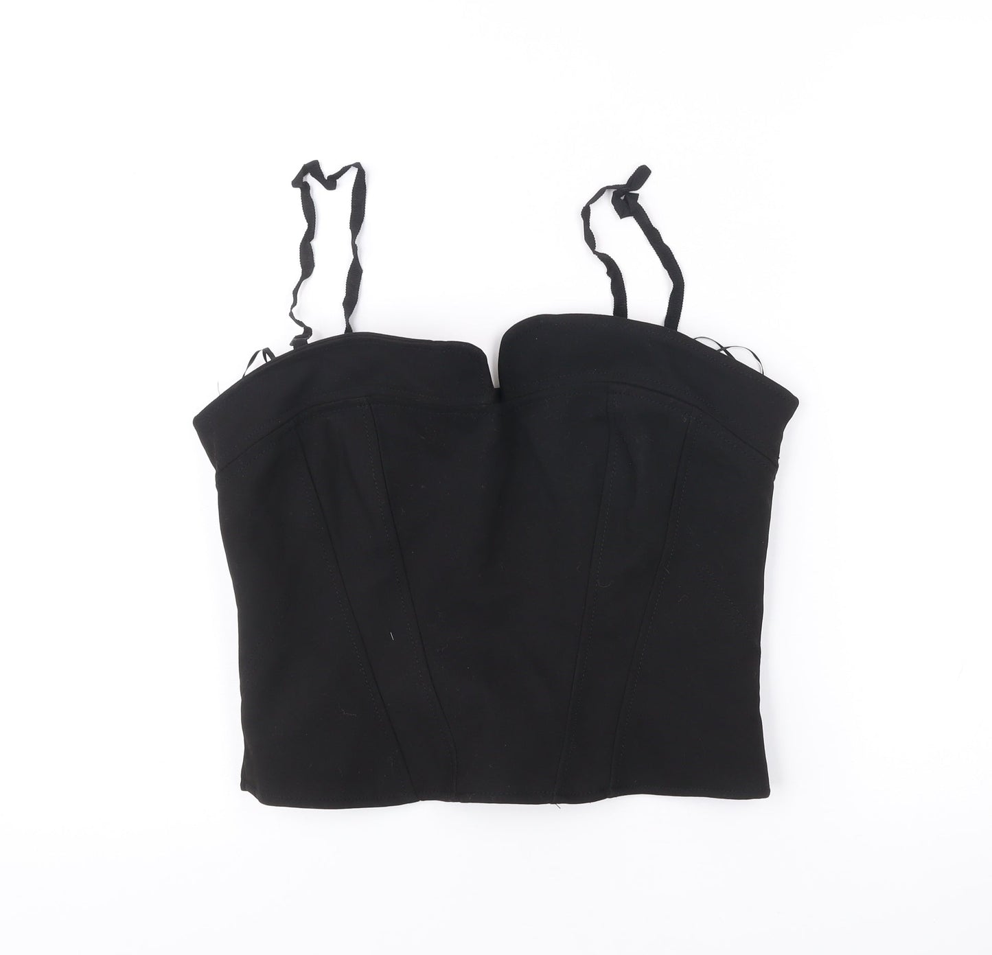 Womens UK Size M Zara Black Camisole Tank