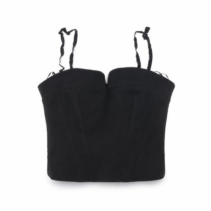 Womens UK Size M Zara Black Camisole Tank