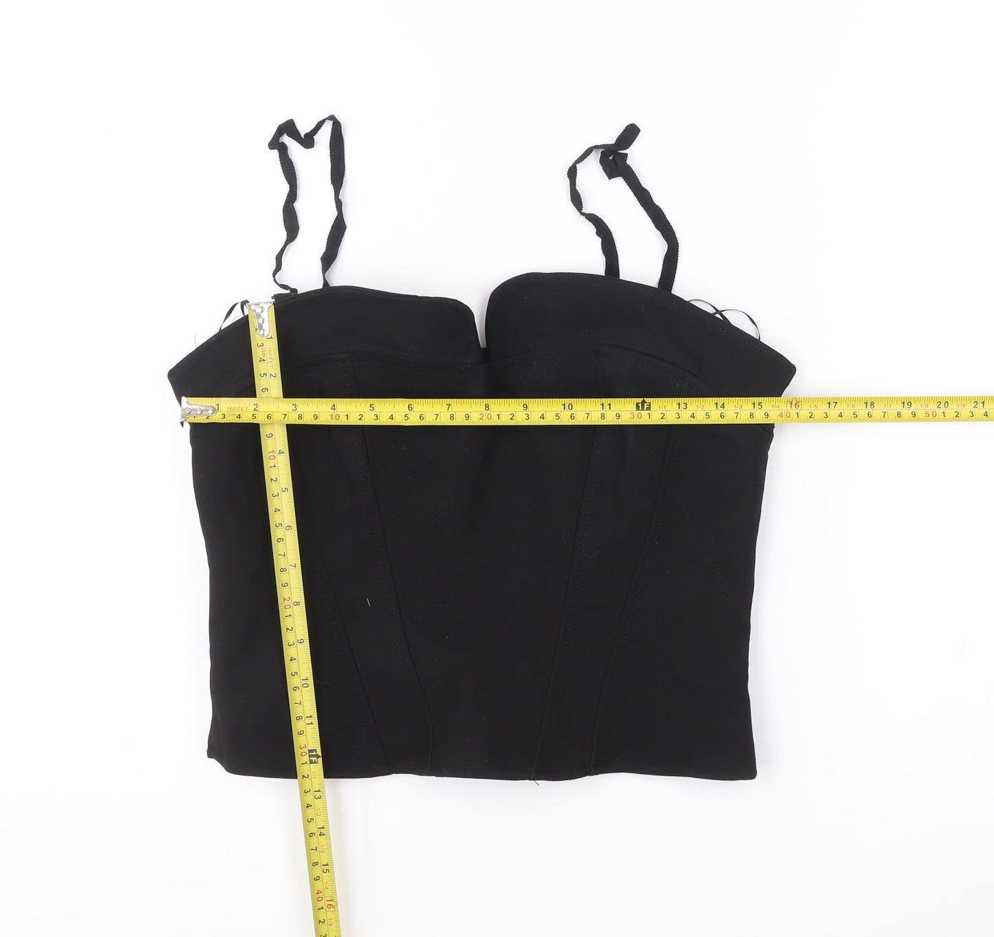Womens UK Size M Zara Black Camisole Tank
