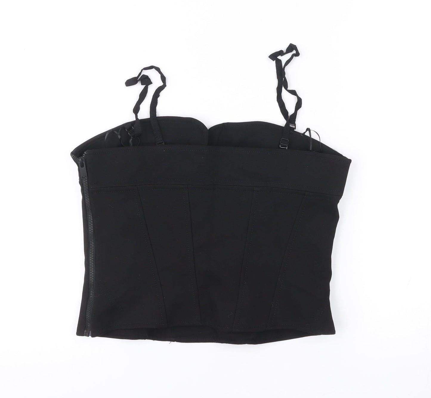 Womens UK Size M Zara Black Camisole Tank
