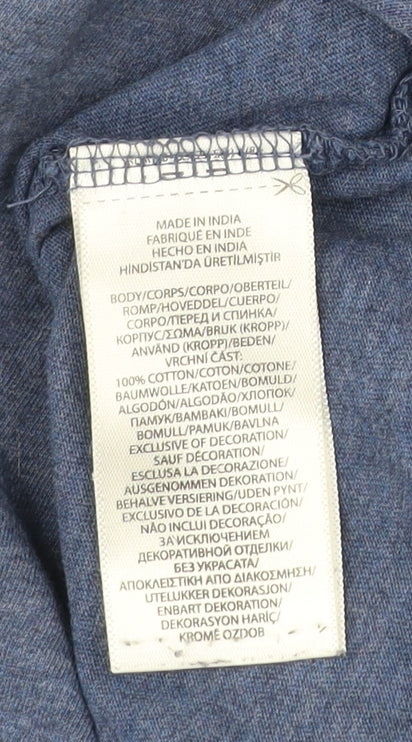 Ralph Lauren Men’s Blue Medium Slim Fit Cotton T-Shirt