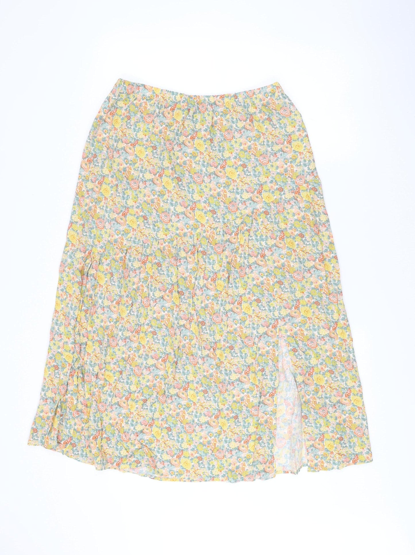 Marks and Spencer Womens Multicoloured Floral A-Line Skirt Size 12